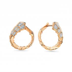 Золотые серьги Мастер Бриллиант 01M002-0873-0001-011 с фианитом 01M002-0873-0001-011 фото