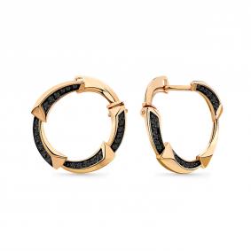 Золотые серьги Мастер Бриллиант 01M002-0940-0005-012 с фианитом 01M002-0940-0005-012 фото