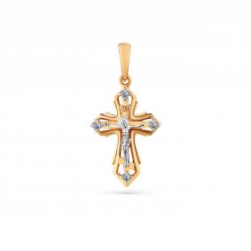 Золотая подвеска Мастер Бриллиант 01M004-0015-0001-011 с фианитом 01M004-0015-0001-011 фото