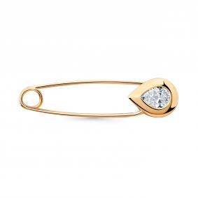 Золотая булавка Мастер Бриллиант 01M007-0057-0001-010 с фианитом 01M007-0057-0001-010 фото