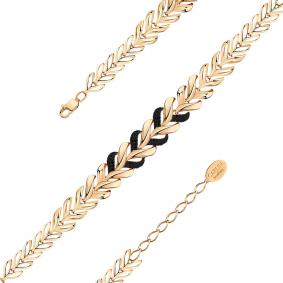 Золотой браслет Мастер Бриллиант 01M008-0069-0005-012 с фианитом 01M008-0069-0005-012 фото