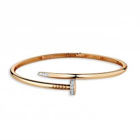 Золотой браслет Мастер Бриллиант 01M008-0073-0001-011 с фианитом 01M008-0073-0001-011 фото