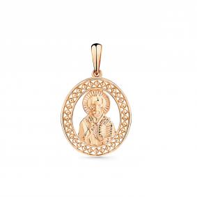 Золотая подвеска-иконка Святитель Николай Чудотворец Мастер Бриллиант 01M010-0216-0000-010 01M010-0216-0000-010 фото