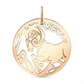 Золотая подвеска Знак зодиака Овен Мастер Бриллиант 01M010-0270-0000-010 01M010-0270-0000-010 фото