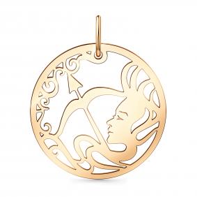 Золотая подвеска Знак зодиака Стрелец Мастер Бриллиант 01M010-0278-0000-010 01M010-0278-0000-010 фото