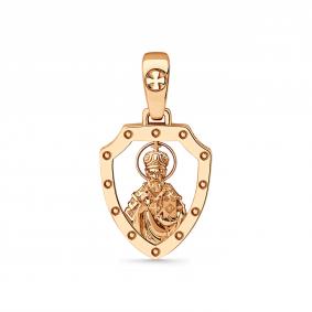 Золотая подвеска-иконка Святитель Николай Чудотворец Мастер Бриллиант 01M010-0303-0000-010 01M010-0303-0000-010 фото