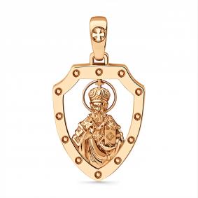 Золотая подвеска-иконка Святитель Николай Чудотворец Мастер Бриллиант 01M010-0304-0000-010 01M010-0304-0000-010 фото