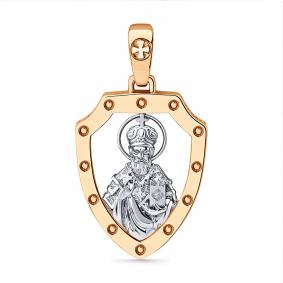 Золотая подвеска-иконка Святитель Николай Чудотворец Мастер Бриллиант 01M010-0304-0000-011 01M010-0304-0000-011 фото