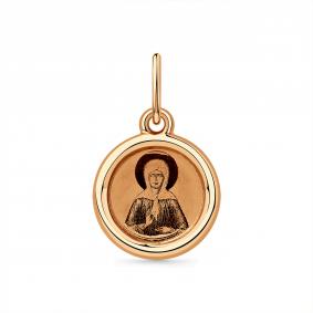 Золотая подвеска-иконка Святая блаженная Матрона Мастер Бриллиант 01M010-0330-3000-010 01M010-0330-3000-010 фото