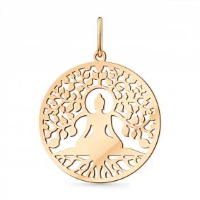 Золотая подвеска Будда Мастер Бриллиант 01M010-0337-0000-010 01M010-0337-0000-010 фото