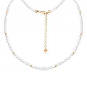 Золотое колье Мастер Бриллиант 01M06-1-139-0500-010 с жемчугом 01M06-1-139-0500-010 фото