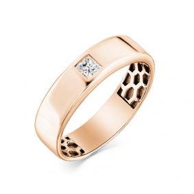 Золотое кольцо Мастер Бриллиант 01M1-101-271/1 с бриллиантом 01M1-101-271/1 фото