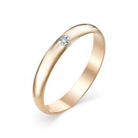 Золотое помолвочное кольцо Мастер Бриллиант с бриллиантом 01M1-102-76 01M1-102-76 фото