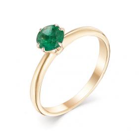 Золотое кольцо Мастер Бриллиант 01M1-104-327-01 с изумрудом 01M1-104-327-01 фото