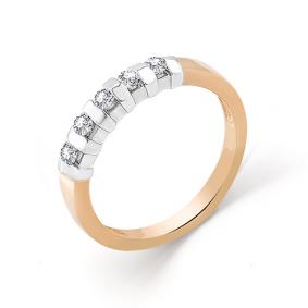 Золотое кольцо Мастер Бриллиант 01M1-104-492 с бриллиантом 01M1-104-492 фото