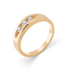 Золотое кольцо Мастер Бриллиант 01M1-104-754 с бриллиантом 01M1-104-754 фото