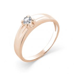 Золотое кольцо Мастер Бриллиант 01M1-104-840 с бриллиантом 01M1-104-840 фото