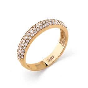 Золотое кольцо Мастер Бриллиант 01M1-104-866/2 с бриллиантом 01M1-104-866/2 фото