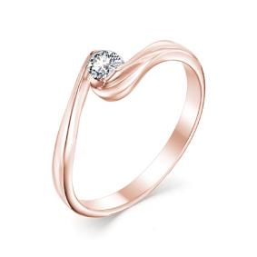 Золотое помолвочное кольцо Мастер Бриллиант с бриллиантом 01M1-105-369 01M1-105-369 фото