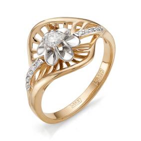 Золотое кольцо Мастер Бриллиант 01M1-105-440 с бриллиантом 01M1-105-440 фото