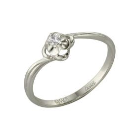 Золотое кольцо Мастер Бриллиант 01M1-105-460 с бриллиантом 01M1-105-460 фото