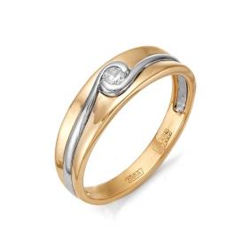 Золотое помолвочное кольцо Мастер Бриллиант с бриллиантом 01M1-105-732 01M1-105-732 фото