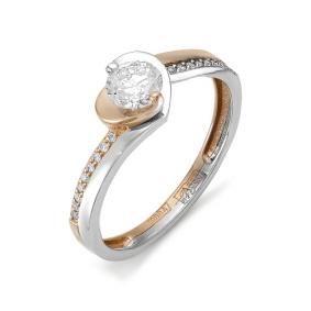 Золотое кольцо Мастер Бриллиант 01M1-105-762 с бриллиантом 01M1-105-762 фото