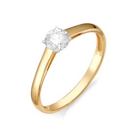 Золотое помолвочное кольцо Мастер Бриллиант с бриллиантом 01M1-105-859/2 01M1-105-859/2 фото