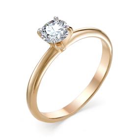 Золотое кольцо Мастер Бриллиант 01M1-105-862/7 с бриллиантом 01M1-105-862/7 фото