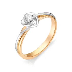 Золотое помолвочное кольцо Мастер Бриллиант с бриллиантом 01M1-105-981 01M1-105-981 фото