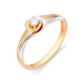 Золотое помолвочное кольцо Мастер Бриллиант с бриллиантом 01M1-105-984 01M1-105-984 фото