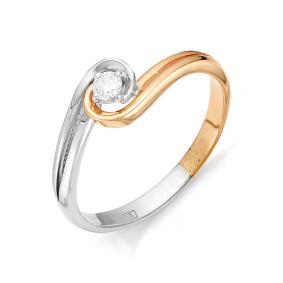 Золотое помолвочное кольцо Мастер Бриллиант с бриллиантом 01M1-105-986 01M1-105-986 фото