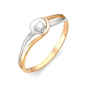 Золотое помолвочное кольцо Мастер Бриллиант с бриллиантом 01M1-105-987 01M1-105-987 фото