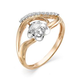 Золотое кольцо Мастер Бриллиант 01M1-106-189 с бриллиантом 01M1-106-189 фото