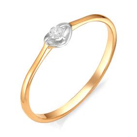 Золотое помолвочное кольцо Мастер Бриллиант с бриллиантом 01M1-106-219 01M1-106-219 фото