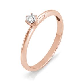 Золотое помолвочное кольцо Мастер Бриллиант с бриллиантом 01M1-106-289 01M1-106-289 фото