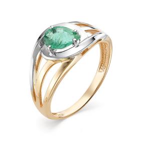 Золотое кольцо Мастер Бриллиант 01M1-106-430-01 с изумрудом 01M1-106-430-01 фото