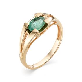 Золотое кольцо Мастер Бриллиант 01M1-106-432-01 с изумрудом 01M1-106-432-01 фото