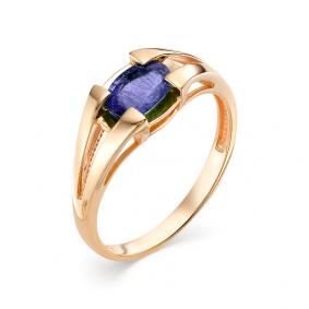 Золотое кольцо Мастер Бриллиант 01M1-106-432-02 с сапфиром 01M1-106-432-02 фото