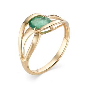 Золотое кольцо Мастер Бриллиант 01M1-106-434-01 с изумрудом 01M1-106-434-01 фото