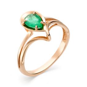 Золотое кольцо Мастер Бриллиант 01M1-106-442-01 с изумрудом 01M1-106-442-01 фото