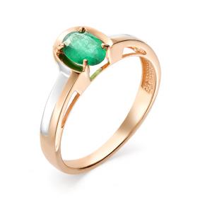 Золотое кольцо Мастер Бриллиант 01M1-106-443-01 с изумрудом 01M1-106-443-01 фото