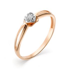 Золотое помолвочное кольцо Мастер Бриллиант с бриллиантом 01M1-106-450 01M1-106-450 фото