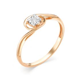 Золотое помолвочное кольцо Мастер Бриллиант с бриллиантом 01M1-106-451 01M1-106-451 фото