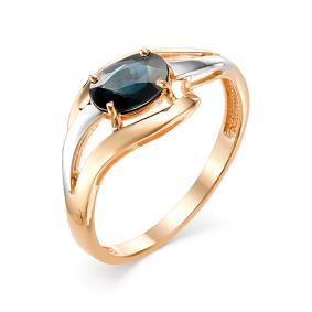 Золотое кольцо Мастер Бриллиант 01M1-106-462-02 с сапфиром 01M1-106-462-02 фото