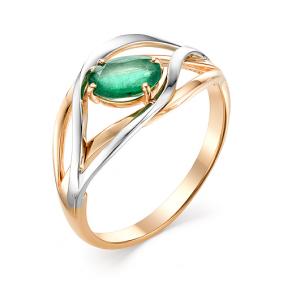 Золотое кольцо Мастер Бриллиант 01M1-106-466-01 с изумрудом 01M1-106-466-01 фото