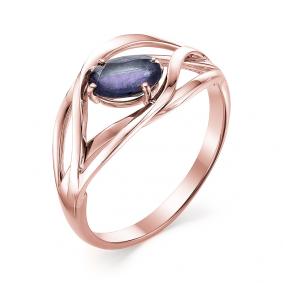 Золотое кольцо Мастер Бриллиант 01M1-106-466-02 с сапфиром 01M1-106-466-02 фото