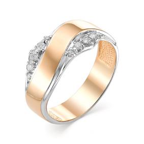 Золотое кольцо Мастер Бриллиант 01M1-106-471 с бриллиантом 01M1-106-471 фото