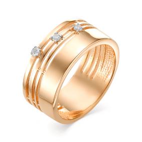 Золотое кольцо Мастер Бриллиант 01M1-106-473 с бриллиантом 01M1-106-473 фото