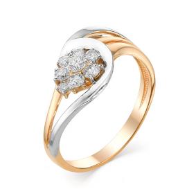 Золотое кольцо Мастер Бриллиант 01M1-106-476 с бриллиантом 01M1-106-476 фото